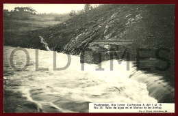 PONTEVEDRA - SALTO DE AQUA EN EL MOLINO DE LAS ACENAS - 1910 PC - Pontevedra