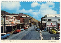 Vintage Antique Main Street Virginia City Nevada U.S.A.1970´s - Autres & Non Classés