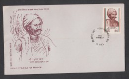 India, 1986,  FDC,  Veer Surendra Sai, Freedom Fighter,  Bombay Cancellation - Storia Postale