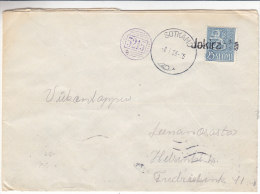 Finlande - Lettre De 1956  - Avec Griffe Jokiranta - Oblitération Sotkamo - Cachet Du Facteur - Lettres & Documents