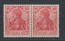 D.R.Nr.86Ib,paar,xx,gep. - Unused Stamps