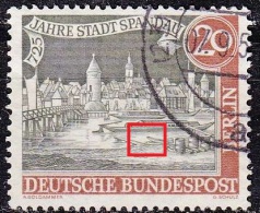 GERMANY BERLIN [1957] MiNr 159 ( O ) Plattenfehler II - Variedades Y Curiosidades