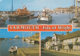 BT18635 Yarmouth Isle Of Wight Ship Bateaux   2 Scans - Altri & Non Classificati