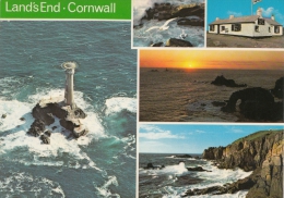 BT18758 Land S End Cornwall Lighthouse  Phare     2 Scans - Land's End