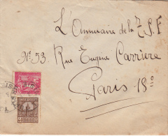 Lettre 1929,  TUNISIE TUNIS Pour La FRANCE L'ANNUAIRE DE LA T.S.F.  /4156 - Cartas & Documentos