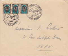 Lettre 1949,  ALGERIE  Gd PRIX DE L'ORANGE, ORAN-LASENIA  /4157 - Storia Postale