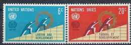 1969 NATIONS UNIES 193-94**  O.I.T - Unused Stamps