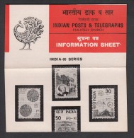 1980 India 80 Philatelic Exhibition , Folder Without Stamps - Storia Postale