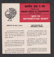 INDIA 1980 India Institution Of Engineers , Folder - Lettres & Documents