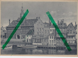 Emden, Rathaus, Hotel Zum Goldenen Adler, Um 1940 - Emden