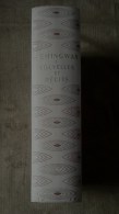 LIVRE Ernest Hemingway NOUVELLES RECITS 1963  GALLIMARD Exemplaire Numéroté Relié Cuir Beige 32 Illustrations - Griezelroman