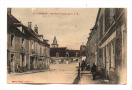89 Courson Les Carrieres Vue Quartier Bureau PTT Poste Avec La Place Ecrite En 1914 Edit Chevaut Coll Karl Guillot - Courson-les-Carrières