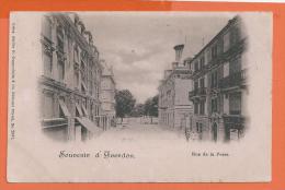 FEL610, Souvenir D' Yverdon, Rue De La Poste, 2987, Précurseur, Circulée 1899 - Yverdon-les-Bains 