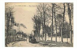 VILLIERS LE BEL - VAL D´OISE - PLACE VICTOR HUGO - TRAIN - CHEMIN DE FER - Villiers Le Bel