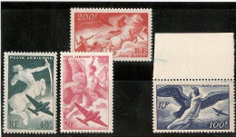 FRANCE POSTE AERIENNE N°16/19 ** Luxe Mnh Centrage Parfais - 1927-1959 Mint/hinged