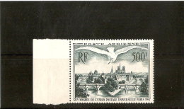 FRANCE POSTE AERIENNE N°20 ** Luxe Mnh Centrage Parfais Bord De Feuille - 1927-1959 Ungebraucht