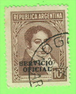 TIMBRES, ARGENTINE - REPUBLICA ARGENTINA - BERNARDINO RIVADAVIA - OBLITÉRÉS - SERVICIO OFICIAL - - Used Stamps