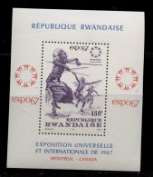 Rwanda ** Bloc 7 - Expo. De Montréal - Ungebraucht