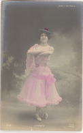 CARTE PHOTO JARDIN DE PARIS - J. MONTY - DANSEUSE - Dans