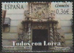 España 2012 Edifil 4694 Sello º Todos Con Lorca Palacio De Guevara Michel 4666 Yvert 4371 Spain Stamps Timbre Espagne - Usados