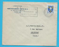 Enveloppe Laboratoire MERCUROCHROME 1955 - Pharmacie