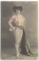 CARTE PHOTO OLYMPIA - REINE GASTON - DANSEUSE - Danse