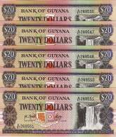 Guyana : 20 Dollars Sans Date ND : UNC - Guyana