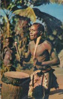 AFRICA,MUSICIAN, TAM TAM,old Photo Postcard - Unclassified