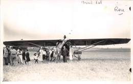 Mesnil-Val  76    Un Avion  (carte Photo) - Mesnil-Val