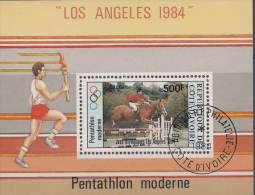 PENTATHLON MODERNE LOS ANGELES 1984 Cote D'ivoire Oblitéré - Used - Gebruikt - Otros