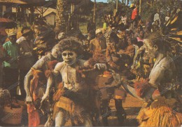 AFRICA,GABON,DANSEURS A LASTOURVILLE,DANCERS, Old Photo Postcard - Gabon