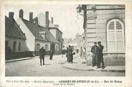 Nov13 76 : Aubigny-en-Artois  -  Rue Du Bourg  -  Coin De La Mairie - Aubigny En Artois