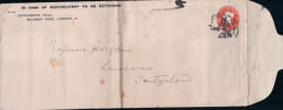 Entier Postal, Grande Lettre Great Britain & Ireland, London - Lausanne CH (4653) - Entiers Postaux