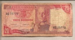 Angola - Banconota Circolata Da 20 Scudi - 1972 - Angola