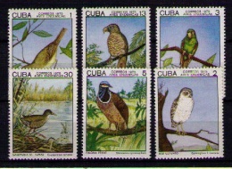 CUBA 1975 - FAUNA PAJAROS . BIRDS - OISEAUX -  YVERT Nº 1853-1858 - Nuovi