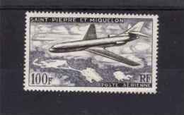 SPM  1956 .  P Aerien  N° 23  Neuf X (avec Trace De Charn.) - Nuevos