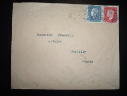 LETTRE TP MARIANNE DE DULAC 2F40 + 60C OBL. 11-1-46 ST SERVAN SUR MER (35 ILLE ET VILAINE) - 1944-45 Marianne Of Dulac