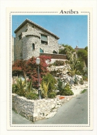 Cp, 06, Antibes, La Vieille Ville, Une Rue Pittoresque, écrite - Antibes