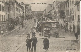 Brest 29  Rue De La Porte  CPA Ecrite Le 25 Juillet 1917 Franchise Militaire  TB - Castera