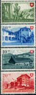 SW0023 Switzerland 1948 Frontier Force 4v MLH - Neufs