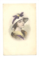 FANTAISIE -Illustrateur Otto Schilbach  - Femme Au Chapeau (2026)b130 - Schilbach