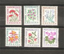 FRANCE TIMBRES TAXE LOT 6 VALEURS FLEURS DES CHAMPS NEUFS - 1960-.... Mint/hinged