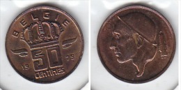 50 CENTIMES Bronze Baudouin 1979 FL - 50 Cents