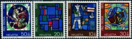 SW0050 Switzerland 1970 Church Glass Painting 4v MNH - Nuovi