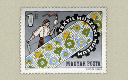 Hungary 1972. Textil Museum Stamp MNH (**) Michel: 2824 / 0.70 EUR - Unused Stamps