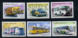 Cuba ** N° 4508 à 4513 - Transports Publics - Unused Stamps