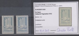 D.R.Halbamtliche Flugmarken Nr.4a,b,xx, 4b Mit Befund Brettl - Ungebraucht