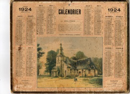 ALMANACH DES POSTES ET DES TELEGRAPHES - 1924 - Notre Dame De Graces à HONFLEUR - Big : 1921-40
