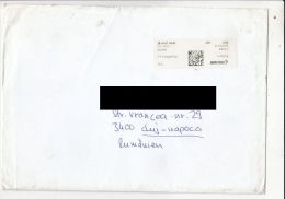 AMOUNT 2, BARCODES, MACHINE STAMPS ON REGISTERED COVER, 2007, SWITZERLAND - Storia Postale