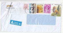 KNIGHTS, BEER, HART REACTOR, FOX,  STAMPS ON COVER, 2010, BELGIUM - Covers & Documents